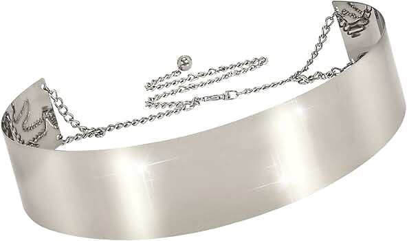 Amazon.com: XZQTIVE Women Shiny Polished Adjustable Metal